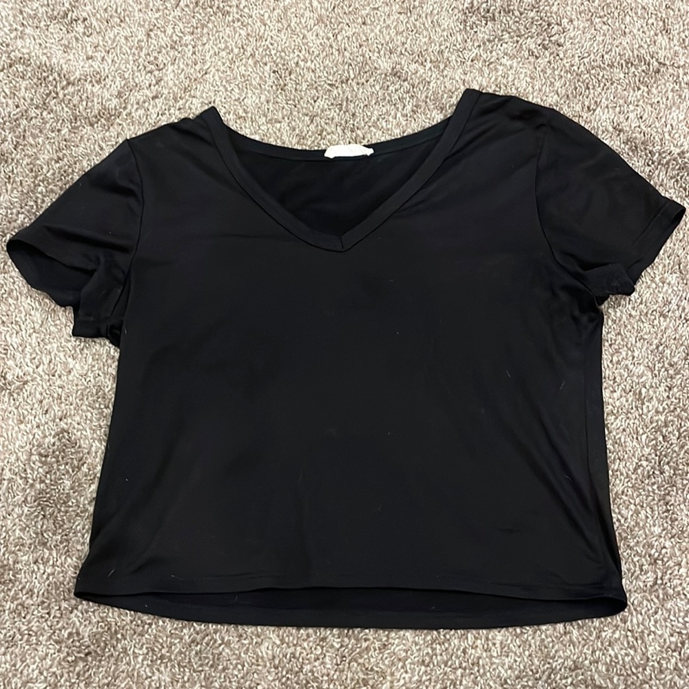 Black Crop Top